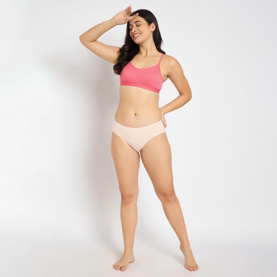 Ladies' Bra , गुलाबी, large image number null