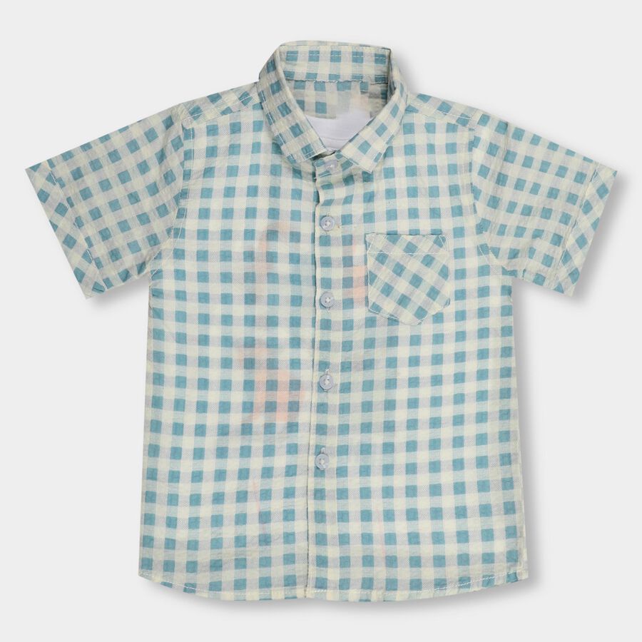 Infants' 100% Cotton Shirt , हल्का हरा, large image number null