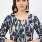 Ladies' Kurta, गहरा नीला, small