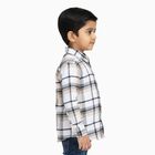 Boys' 100% Cotton Casual Shirt, ऑफ व्हाइट, small image number null
