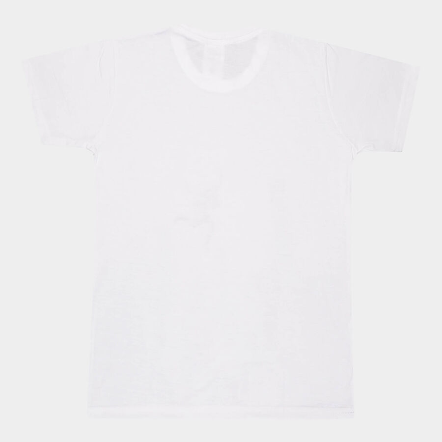 Boys All Over Print T-Shirt, White, large image number null
