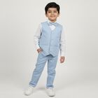 Boys' 100% Cotton Casual Shirt, Light Blue, small image number null