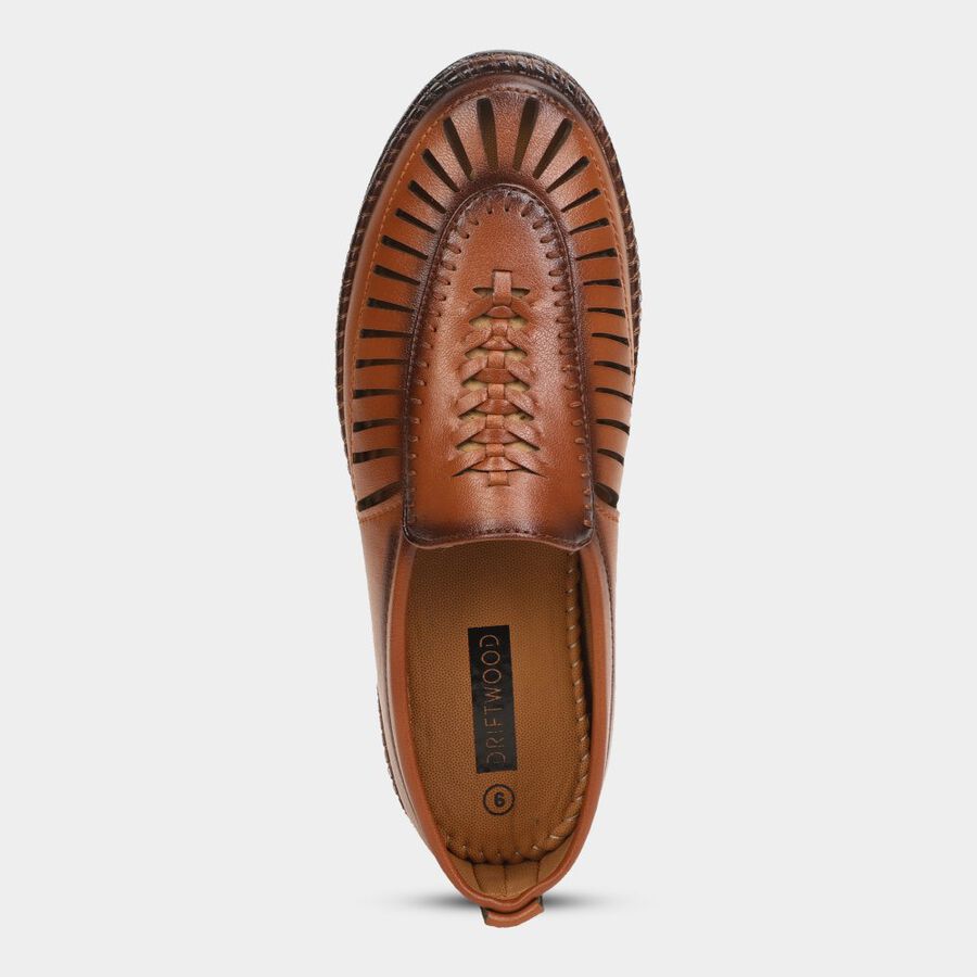 Mens Moulded Sandals, टैन, large image number null