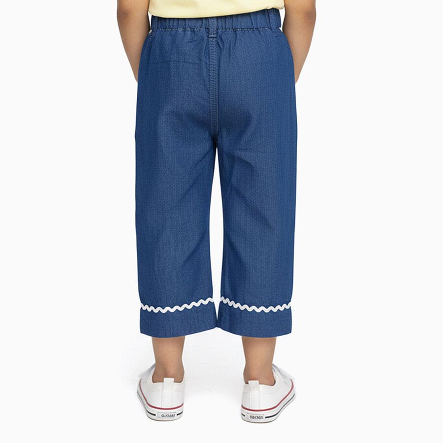 Girls' Jeans, मध्यम नीला, large image number null