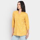 Ladies' 100% Cotton Kurti, पीला, small image number null