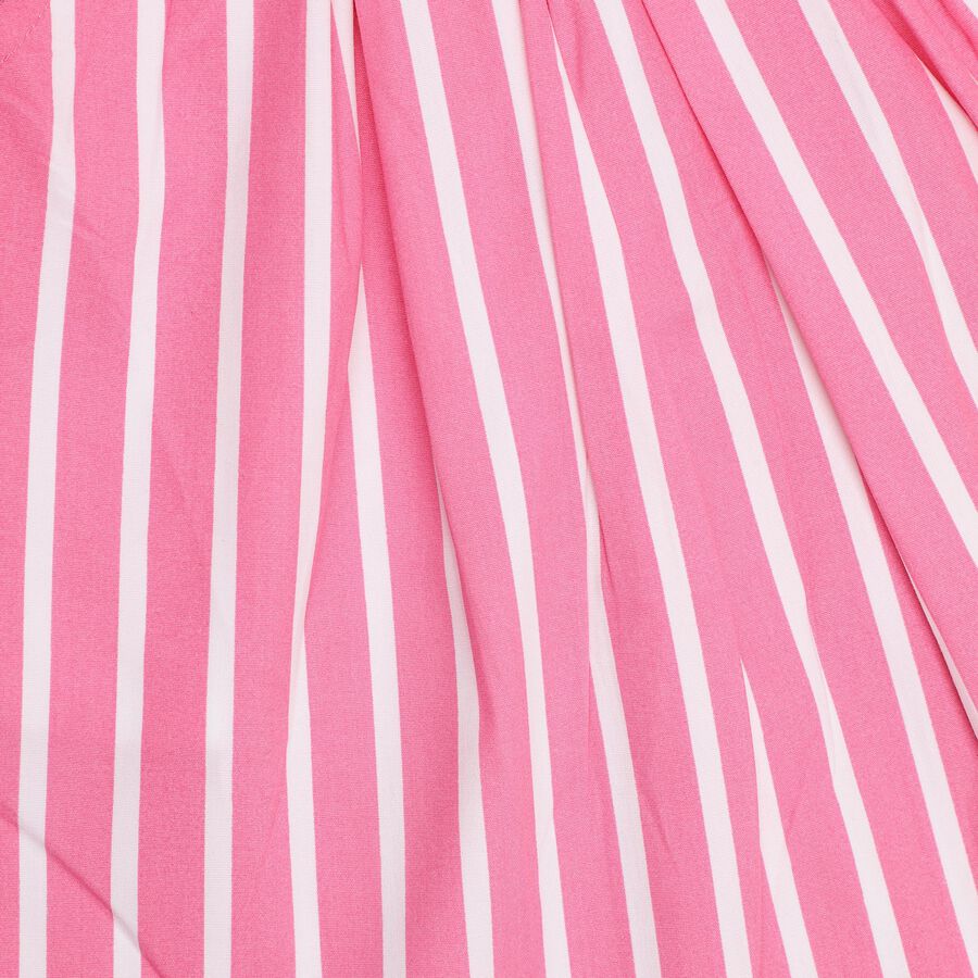 Girls' 100% Cotton Top Skirt, गुलाबी, large image number null