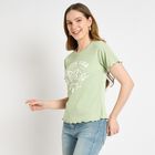 Ladies' Round Neck T-Shirt , Light Green, small image number null