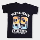 Boys' 100% Cotton Half Sleeves T-Shirt, Navy Blue, small image number null