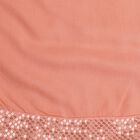 Girls' Muted Peach Embroidered Kurta and Pant Fusion Set, पीच, small image number null