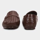 Men's Rich Chocolate Brown Slip-On Casual Loafers, Brown, small image number null
