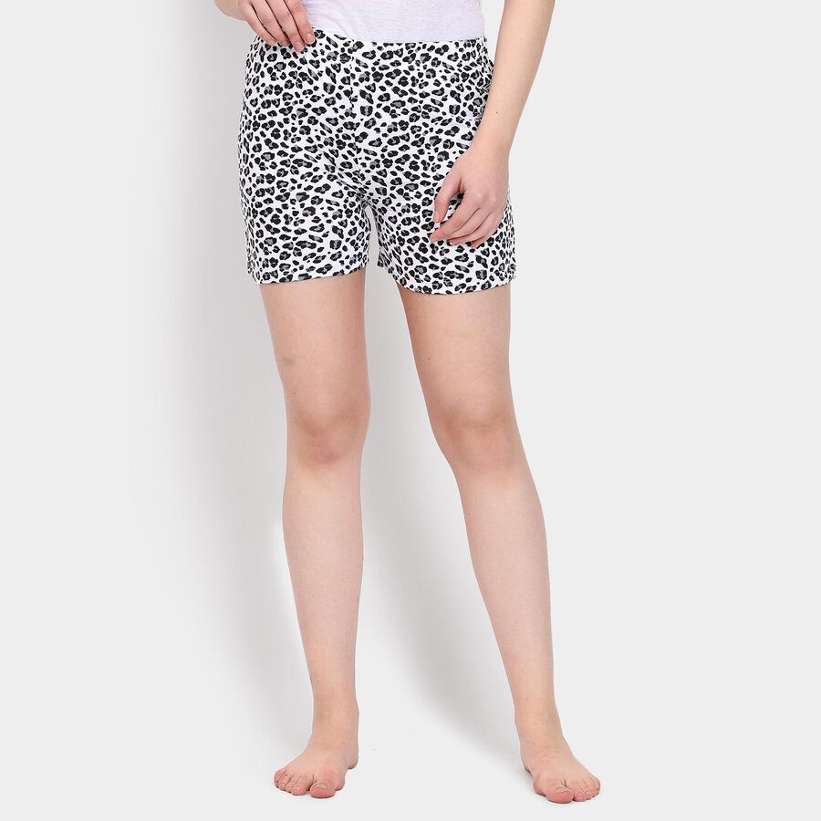 Ladies' Shorts , White, large