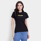 Ladies' Round Neck T-Shirt, Black, small image number null