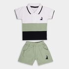 Infant Boys' 100% Cotton Baba Suit, Light Green, small