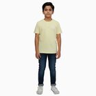 Boys' Half Sleeves T-Shirt, Yellow, small image number null