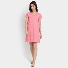Ladies' Nighty , गुलाबी, small image number null