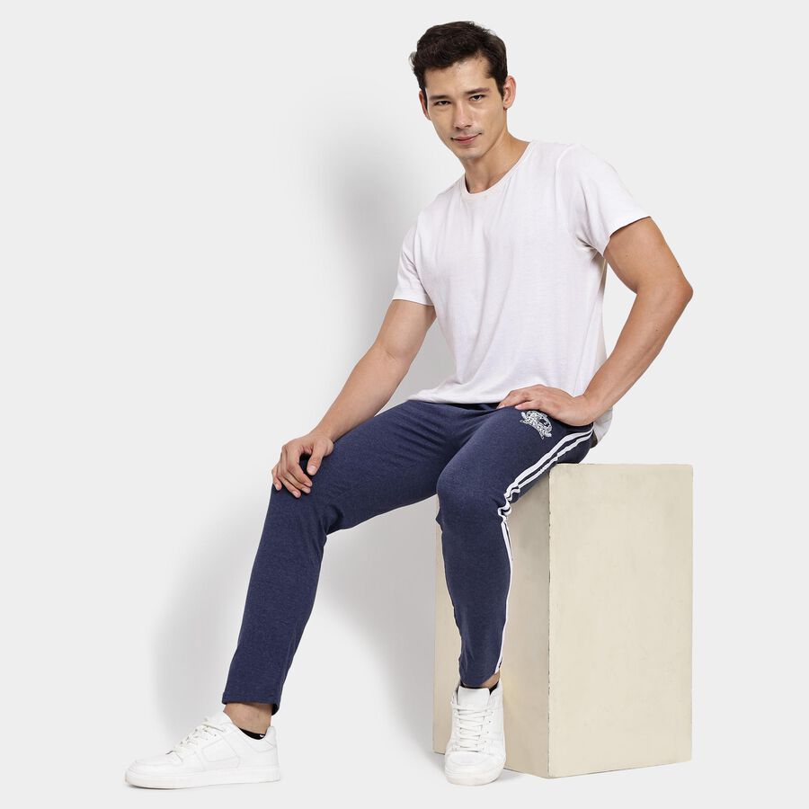 Men's Track Pants, मिश्रित नीला, large image number null