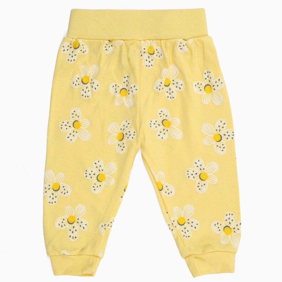 Infants' 100% Cotton Pyjama, Yellow, large image number null
