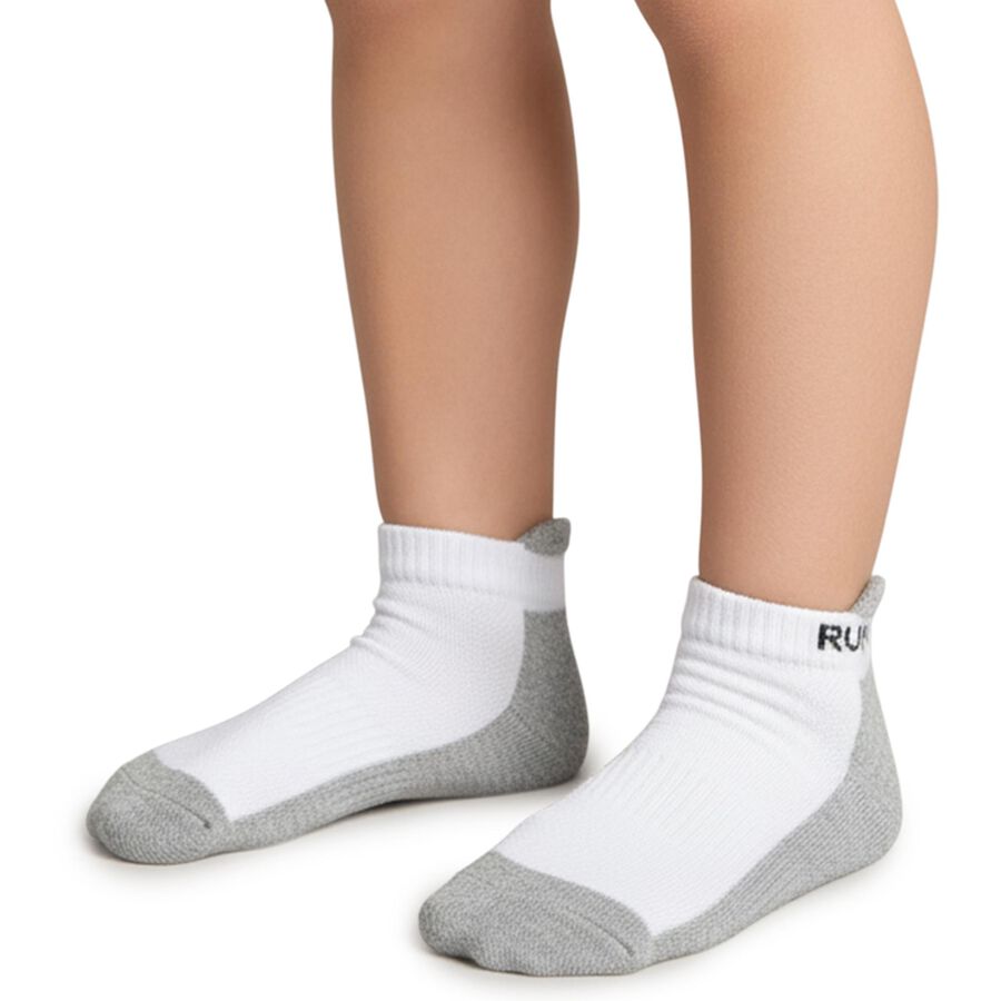 Men's Black and Gray Regular Fit Textured Ankle Socks Pack of 4, सफ़ेद, large image number null