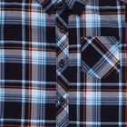 Boys Navy Blue Cotton Half Sleeve Classic Casual Shirt, Navy Blue, small