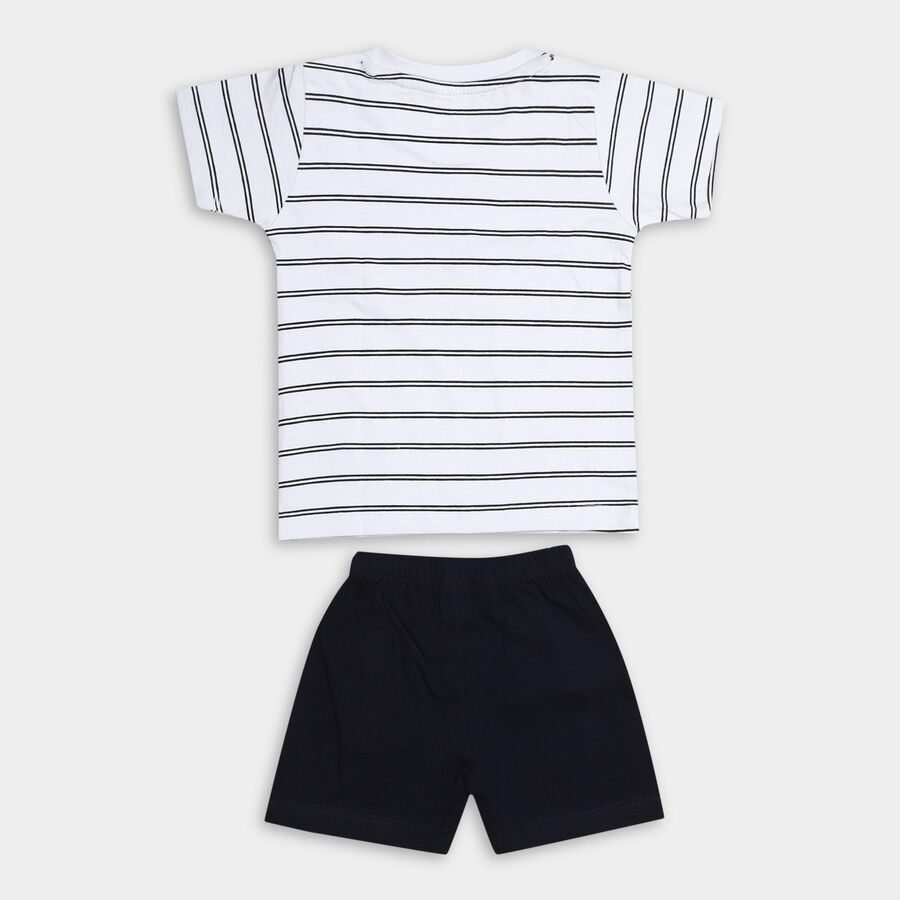 Infants' 100% Cotton Baba Suit , Navy Blue, large image number null