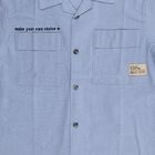 Boys' Casual Shirt, Mid Blue, small image number null