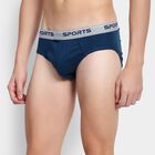 Cottton Solid Brief, Teal Blue, small