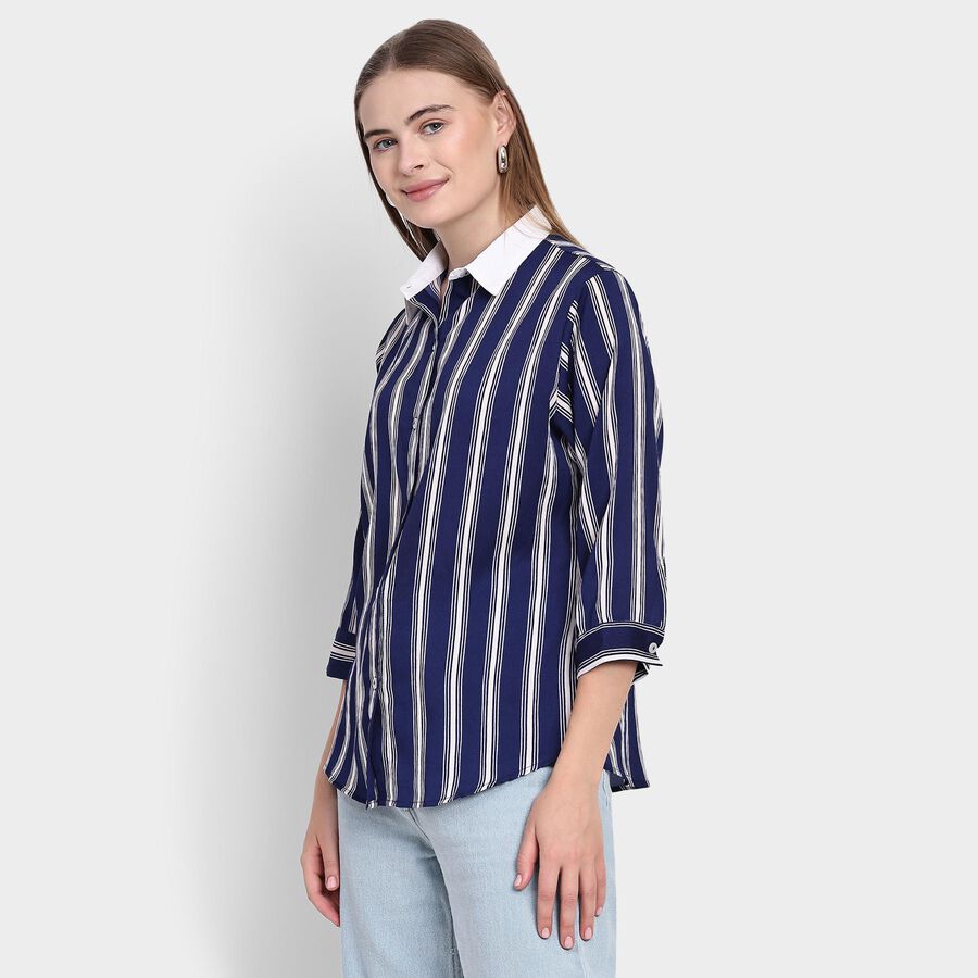 Ladies' Shirt, Navy Blue, large image number null