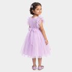 Girls' Lilac A-Line Casual Frock, Lilac, small