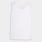 Boys' 100% Cotton Vest , White, small image number null