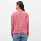 Women's Dusty Rose Crew Neck Casual Sweatshirt, Pink, small image number null