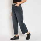 Ladies' 100% Cotton Jeans, Light Grey, small image number null