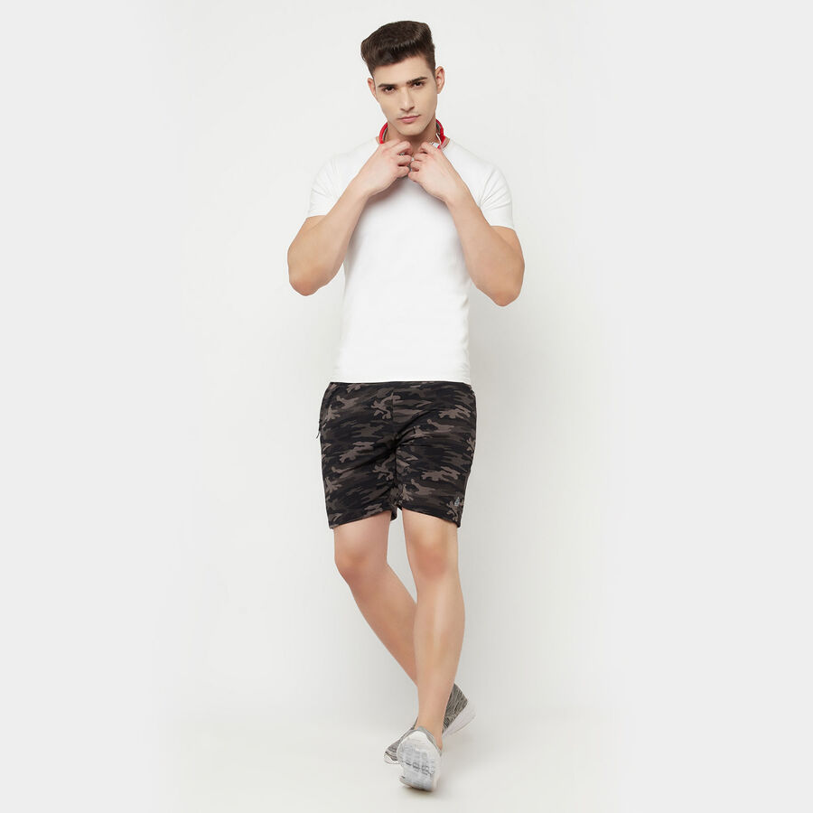 Printed Active Bermuda, Brown, large image number null