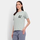 Ladies' Round Neck T-Shirt, Light Green, small image number null