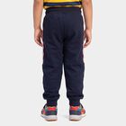 Boys' Navy Blue Jogger Fit Side Striped Pyjama, Navy Blue, small