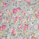 Girls' 100% Cotton Frock, हल्का हरा, small