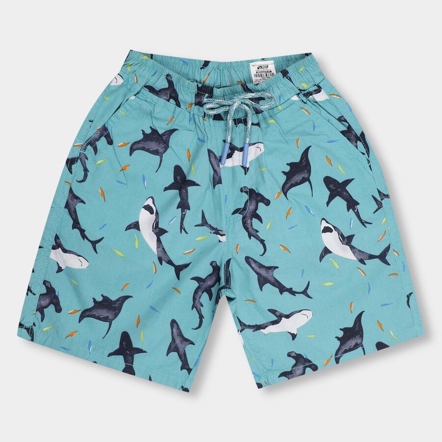 Boys' 100% Cotton Jamaicans, Light Blue, large image number null