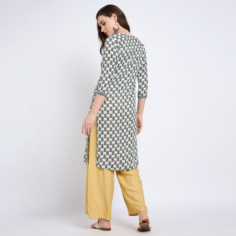 Ladies' Kurta, Off White, large image number null