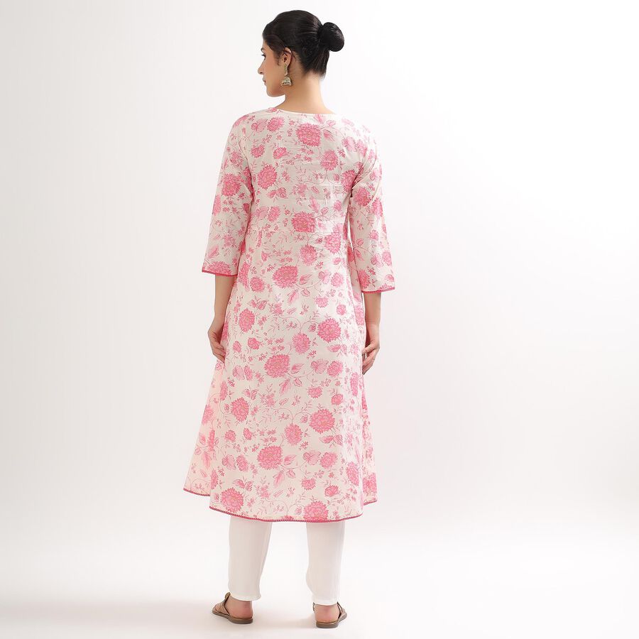 Ladies' 100% Cotton Kurta , Pink, large image number null