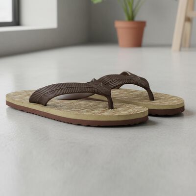 Men's Beige Flip-Flops