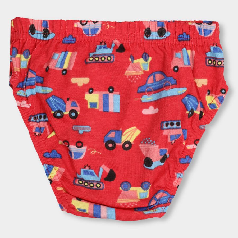 Boys' 100% Cotton Briefs, Light Blue, large image number null