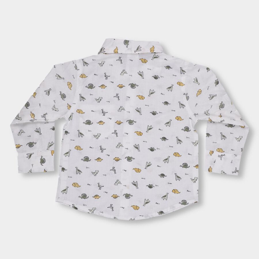 Infants' 100% Cotton Shirt, सफ़ेद, large image number null