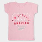 Girls' 100% Cotton T-Shirt , Light Pink, small image number null
