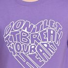 Ladies' Round Neck T-Shirt, Purple, small image number null