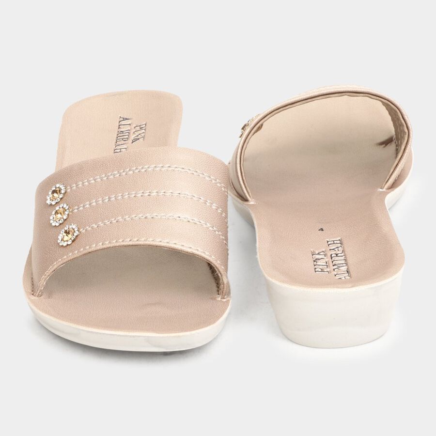 Womens Sandals, Golden, large image number null