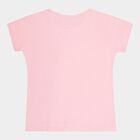 Girls Cotton T-Shirt, Pink, small image number null