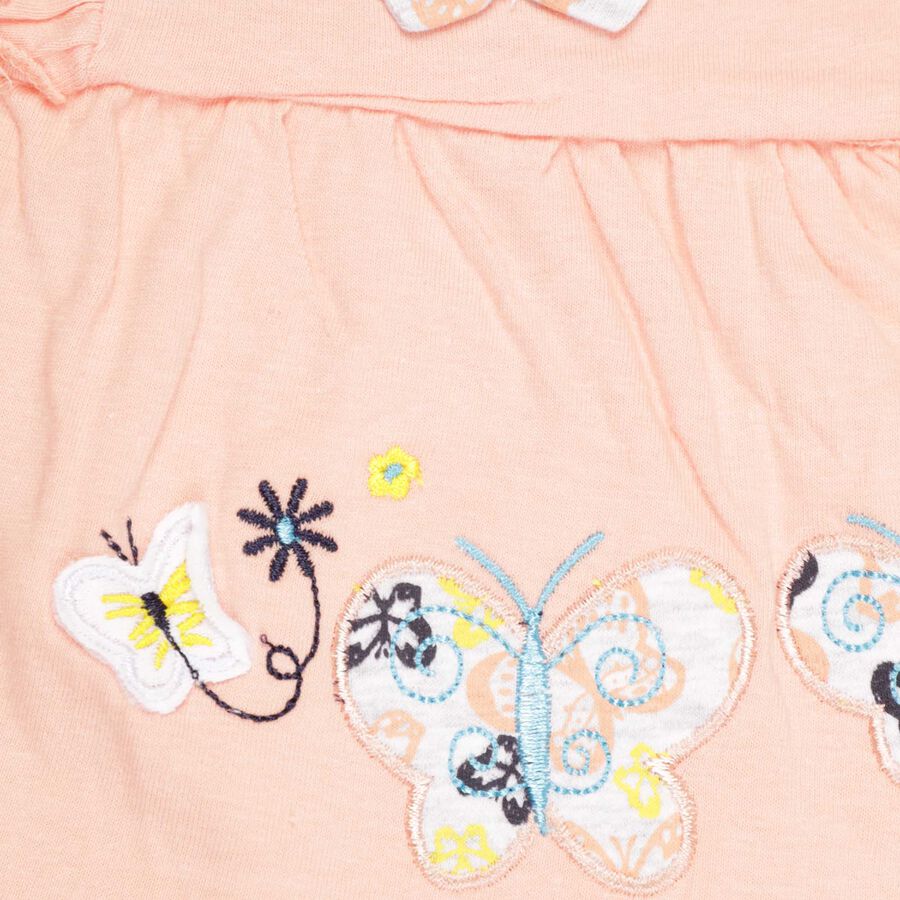 Infants Cotton Hipster Set, Peach, large image number null
