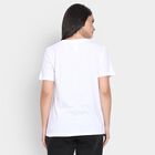 Ladies' 100% Cotton Round Neck T-Shirt, सफ़ेद, small