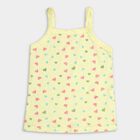 Girls' 100% Cotton Vest (Pack of 2), Yellow, small image number null