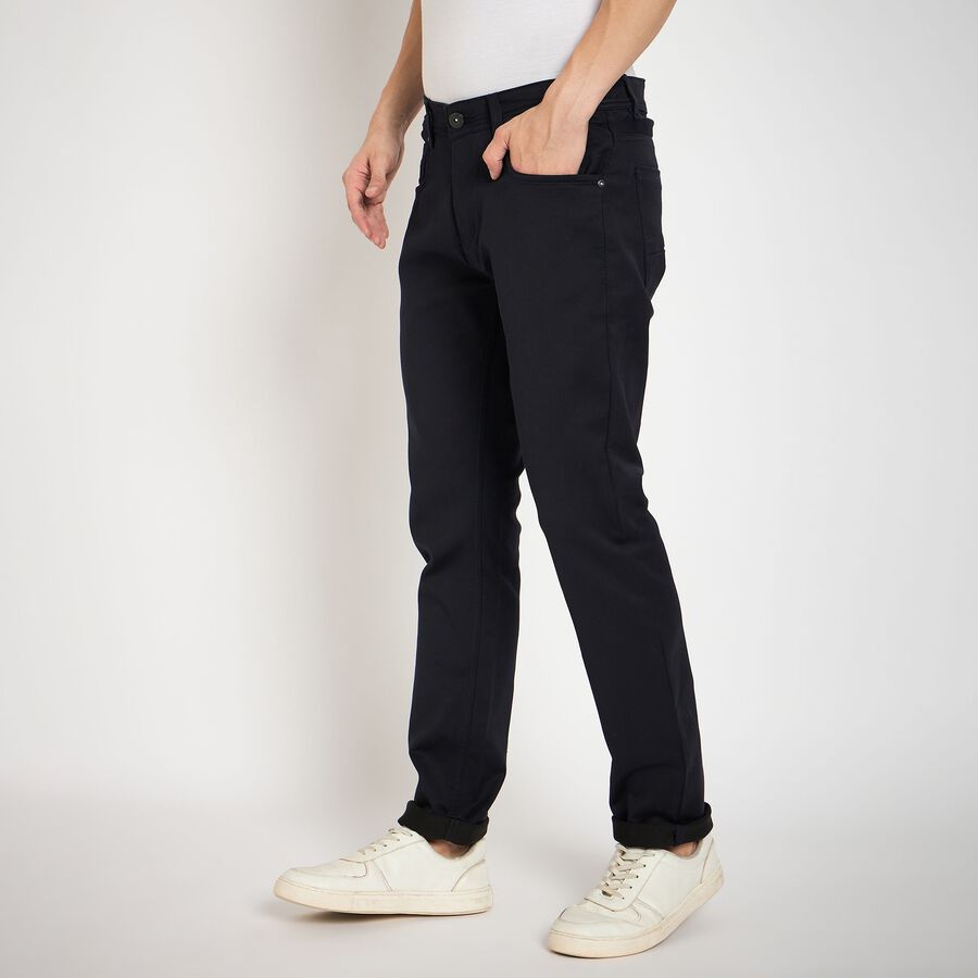 Men's Slim Fit Jeans, Dark Blue, large image number null