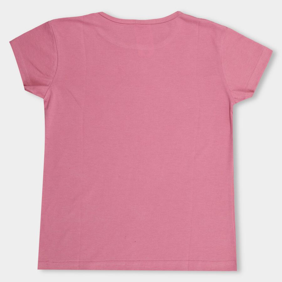 Girls' T-Shirt , बैंगनी, large image number null